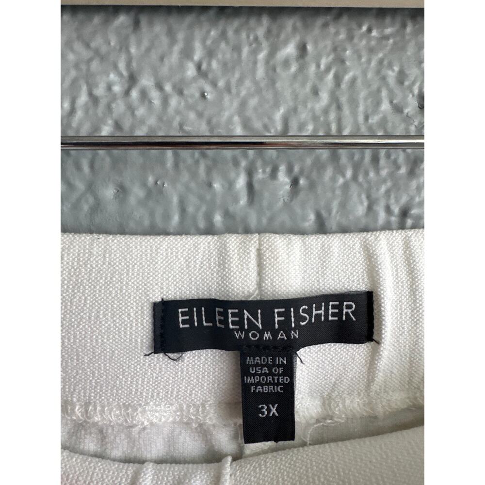 Women's Eileen Fisher Washable Stretch Crepe Cropped Pants size 3X Plus Size - Picture 3 of 7